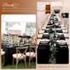 6er-Pack Schwarze Tischdecken 153 x 320 cm für Hochzeit Party Halloween Bild 5