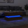 vidaXL Couchtisch mit LED-Leuchten Artisan-Eiche 90x50x40 cm 857719 Bild 5
