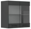 Küchenglasschrank R-Line Anthrazit Landhaus 60 cm Vicco Bild 4