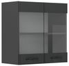 Küchenglasschrank R-Line Anthrazit Landhaus 60 cm Vicco Bild 5