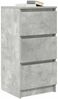 vidaXL Sideboard Betongrau 37,5x35x76 cm Holzwerkstoff 861727 Bild 4