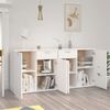 vidaXL Sideboard Weiß 160x36x75 cm Holzwerkstoff 3074927 Bild 3