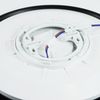 ZMH LED Deckenleuchte mit Bewegungsmelder Indoor Schwarz IP44 15 W Runde Kellerlampe mit Bewegungsmelder Ø 30 cm 4000 K Bild 5