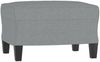 vidaXL 3-Sitzer-Sofa mit Hocker Hellgrau 180 cm Stoff 3201037 Bild 5