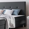 Boxspringbett Jump 180x200 cm Webstoff Anthrazit Typ 2 Bild 2