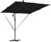 vidaXL Sonnenschirm Schwarz 249 x 249 x 250 cm Polyester und Aluminium 42003403 Bild 5