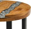 vidaXL Couchtisch Braun 40 x 40 x 45 cm Massivholz Teak 42015921 Bild 5