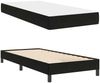 vidaXL Boxspringbett mit Matratze Schwarz 90 x 220 cm Stoff 3398775 Bild 4