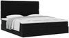 vidaXL Ottoman-Bett mit Matratzen Schwarz 200x200 cm Samt 3313798 Bild 5
