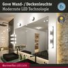 Paulmann 71071 Selection Bathroom LED Deckenleuchte Gove 12cm Schwarz Satin 3000K IP44 Bild 4