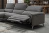 KAWOLA Sofa ADRIANA Ecksofa mit Relaxfunktion Stoff anthrazit Longchair links 99 x 163 x 280 cm Bild 5