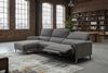 KAWOLA Sofa ADRIANA Ecksofa mit Relaxfunktion Stoff anthrazit Longchair links 99 x 163 x 280 cm Bild 2