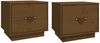 vidaXL Nachttische 2 Stk. Honigbraun 40x34x35 cm Massivholz Kiefer 818292 Bild 2