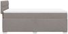 vidaXL Boxspringbett mit Matratze Taupe 90x190 cm Stoff 3285754 Bild 5