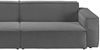 KAWOLA Sofa SAMU 3-Sitzer Feincord anthrazit 72 x 106 x 266 cm Bild 4