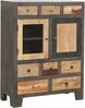 Kommode ERIK - Mangoholz Mehrfarbig 118x40x90cm | Schrank Schlafzimmer Sideboard Bild 2