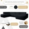 AX LIVING XXL Sofa U Form Didim Dunkelgrau 378cm breit modern & großzügig L Bild 5