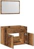 vidaXL 2-tlg. Badmöbel-Set Altholz-Optik Holzwerkstoff 862039 Bild 5