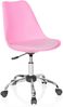 hjh OFFICE Home Office Bürostuhl FANCY PRO Kunstleder pink Bild 3
