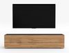 AX LIVING Zivolli TV-Board 160 cm Schwarz mit Wotan Lamellenfront Bild 4
