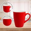 matches21 HOME & HOBBY Tasse Kaffeetassen 6er Set aus Keramik 340ml, Teetassen in Rot, 6-tlg, Keramik, Moderne Kaffeebecher Spülmaschinenfest & Mikrowellengeeignet Bild 4