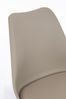 Stuhl Dennew 4er-Set, Kunstleder und Buchenholz, modern gepolstert, Taupe, naturfarbene Beine Bild 5