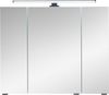 Saphir Badezimmerspiegelschrank Quickset 500, 3 Türen, 80cm breit, LED-Aufsatzleuchte inkl. Schalter und Steckdose Bild 3