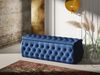 Boxspringbett Schlafzimmerbett ERNESTO Nr. 4 140x200cm in Elisa Velvet Blau Bild 4