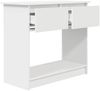 vidaXL Konsolentisch mit Schubladen Weiß 85,5x38,5x74,5 cm 861391 Bild 5