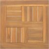 vidaXL Tischplatte Quadratisch 40x40x2,5 cm Massivholz Teak 316155 Bild 2