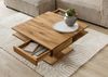 Couchtisch Wildeiche 85x85x45 natur geölt WIEN #200 Bild 4