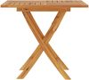 Gartentisch Klappbar, Balkontisch 85x85x76 cm Teak Massivholz Bild 4
