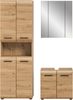 Badkombination (B/H/T: 135x185x30 cm) in Artisan Oak Nachbildung und Artisan Oak Nachbildung Bild 2