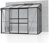 Vitavia Anlehn-Gewächshaus "Osiris 5200", schwarz, 5,2 m²,3 mm ESG, 6 mm HKP Bild 4