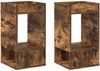vidaXL Beistelltisch 2 pcs Geräucherte Eiche 30 x 30 x 56 cm 890937 Bild 2