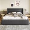 Flieks Funktionsbett cozy, Polsterbett Stauraumbett Hydraulisches Doppelbett Leinen 140x200cm Bild 3
