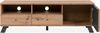 Finori Medan 56A TV-Board, Dekor Artisan Oak / anthrazit | TV-Board für Wohnzimmer | Maß: B x H x T ca. 138 x 44 x 40 cm | TV-Board mit 1 Tür, 2 Schubkästen und 2 offenen Fächern (mit Kabeldurchlass) Bild 5