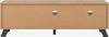 Finori Medan 56A TV-Board, Dekor Artisan Oak / anthrazit | TV-Board für Wohnzimmer | Maß: B x H x T ca. 138 x 44 x 40 cm | TV-Board mit 1 Tür, 2 Schubkästen und 2 offenen Fächern (mit Kabeldurchlass) Bild 3