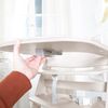 roba Essbrett aus Holz - Erweiterung & Zubehör für Hochstuhl Sit Up Flex - Kompatibel mit Gurtsystem und Hochstuhlauflagen - ab 6 Monaten - Stone washed Bild 5
