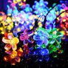 Salcar LED Solarleuchte 5m Solar-Lichterkette mit 20 Kirschblüten Außen Bunt Bild 3