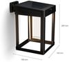 Solar Wandleuchte Camill 24 x 15 x 16,5 cm schwarz Bild 4