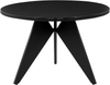 Beliani 'OLMETTO BUSSETO' Gartentisch Set, Metall schwarz, 110x110x74 cm Bild 4