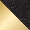 Esstisch Ewagio Gold 120 (Farbe: Gold / Black Pietra Grigia) Bild 5