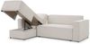 Ecksofa Schlafsofa WALDO Stoff Brooklyn Pearl Ottomane Links Bild 3