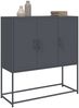 vidaXL Highboard Anthrazit 100,5x39x107 cm Stahl 846538 Bild 5