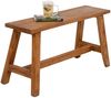Sitzbank RANCH Antik-Natural Mahagoni ca. L90cm Massivholz Holzbank Flurbank Bild 3