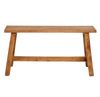 Sitzbank RANCH Antik-Natural Mahagoni ca. L90cm Massivholz Holzbank Flurbank Bild 4
