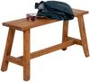 Sitzbank RANCH Antik-Natural Mahagoni ca. L90cm Massivholz Holzbank Flurbank Bild 2