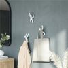 Umbra Hooks Buddy Wandhaken, Aufhänger, Kleiderhaken, Kleideraufhänger, Garderobenhaken, 3 Haken, Kunststoff, Weiß, 318165660 Bild 3