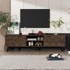 TV-Schrank 160 cm mit Holzoptik, 2 Türen & Fächern, leises Soft-Close, Medienkonsole fürs Wohnzimmer Bild 4
